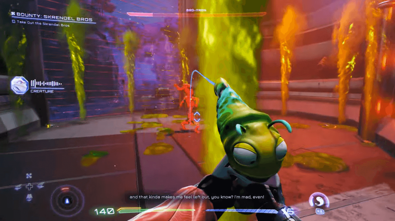 During the bossfights you mostly have to dodge.