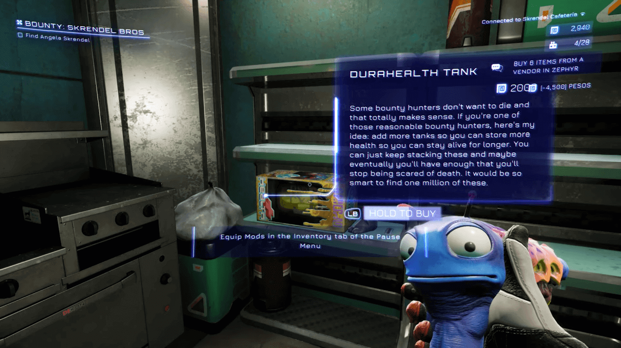 Movement abilities are sold in the store - take it right out of the window.