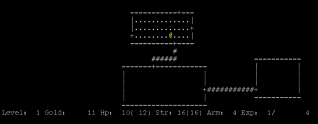 Rogue game. It was 1980. The first version of the Windows operating system was still five years away.